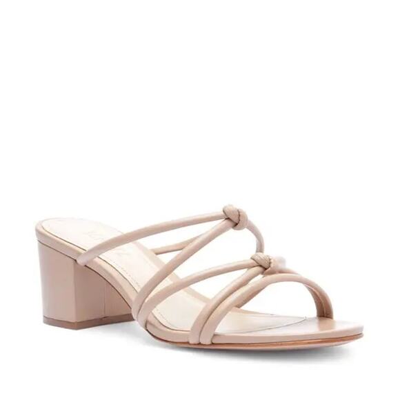 Schutz ~ Princey Strappy Slip On Block Heel Sandals Size 11 - Picture 1 of 9